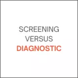screening vs diagnosis